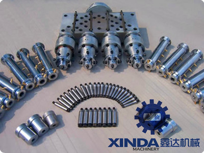 张家港市鑫达塑料机械 20-40-PVC一出四穿线管生产线解决方案